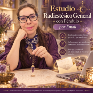 Estudio radiestésico general con péndulo por Email