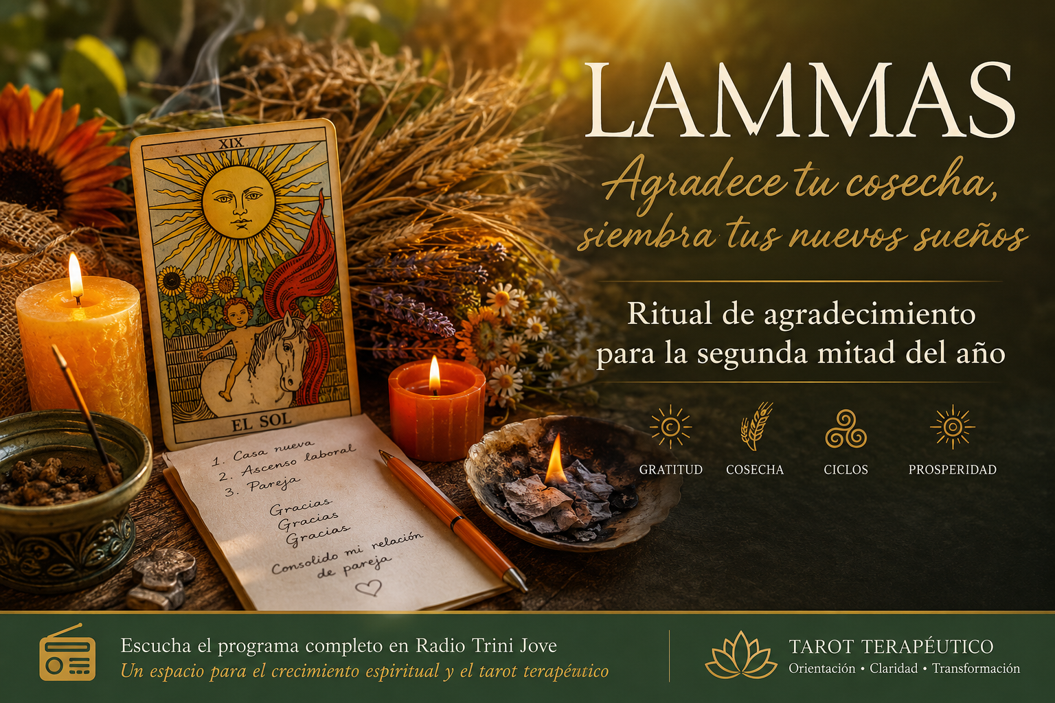 Lammas: agradecer para recoger