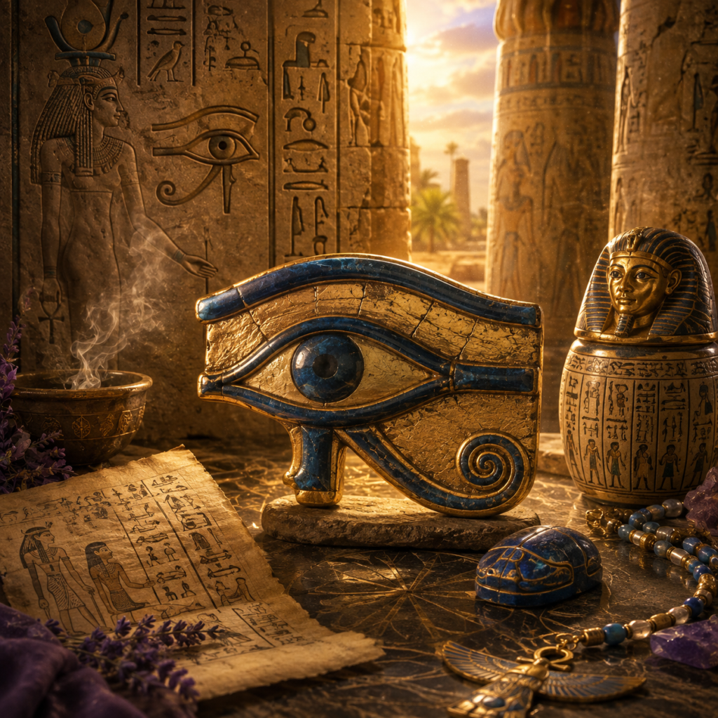 Altar egipcio del Ojo de Horus