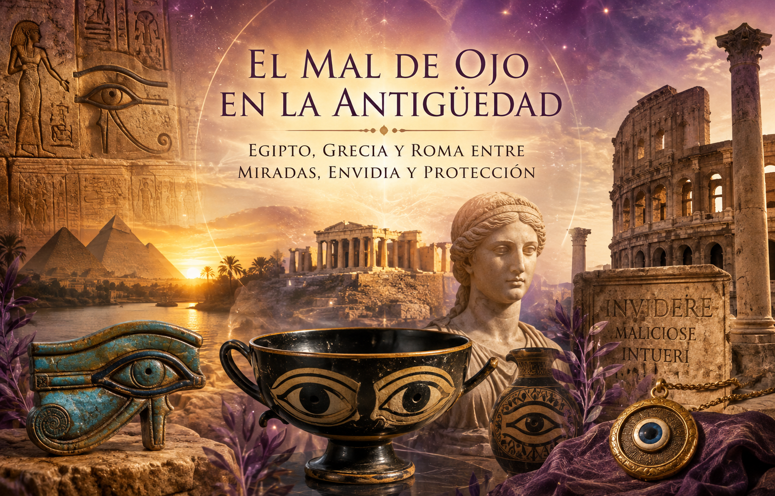 El mal de ojo en la Antigüedad: Egipto, Grecia y Roma entre miradas, envidia y protección